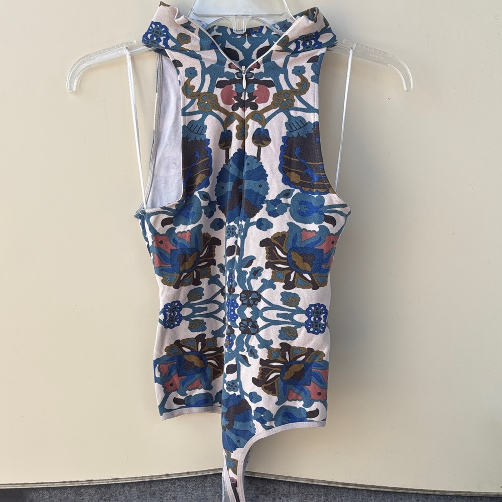 FP Movement by Free People Multicolor Patterned Bodysuit